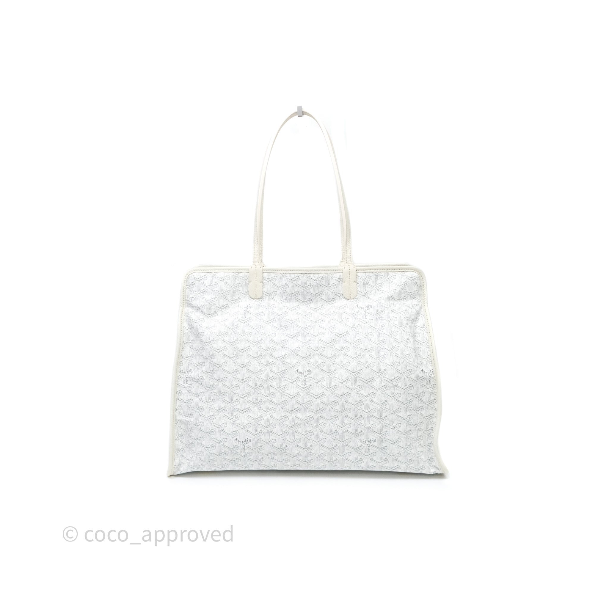 Goyard Goyardine White Sac Hardy PM