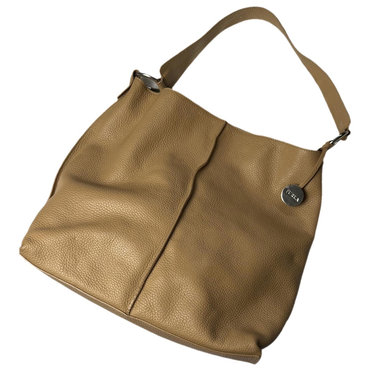 Leather clutch bag