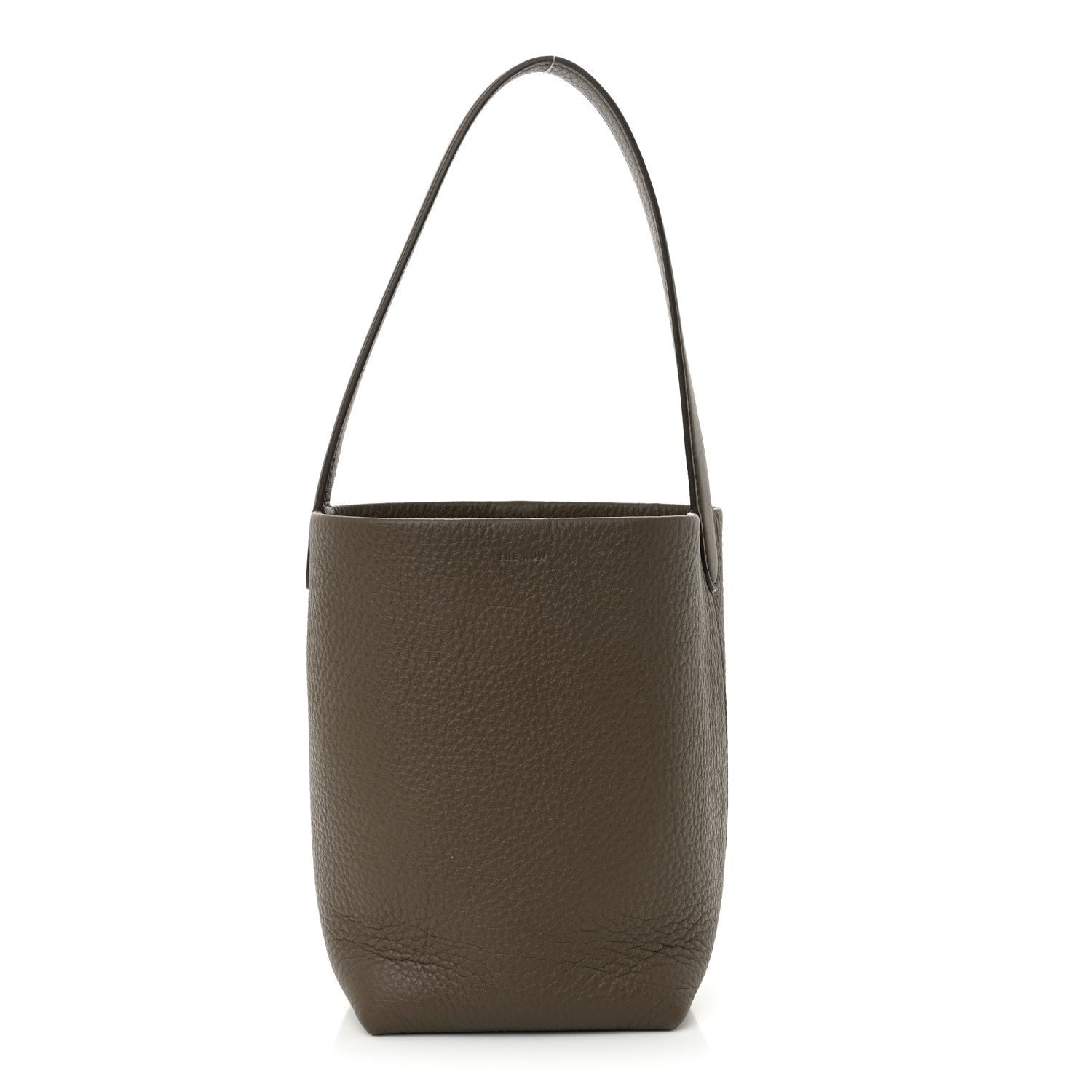 The Row Grained Calfskin Small N/S Park Tote Elephant