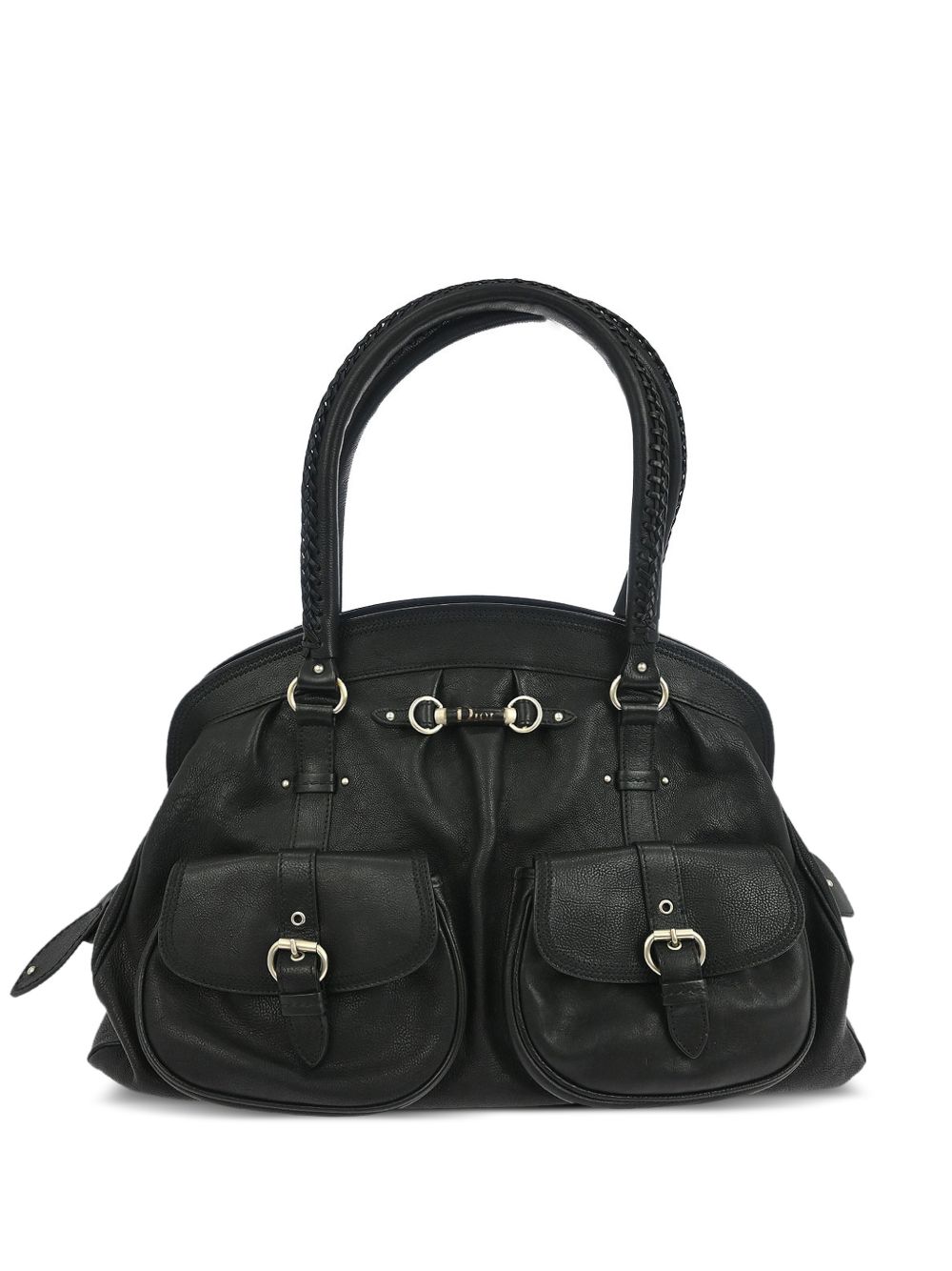 2007 braided leather handbag