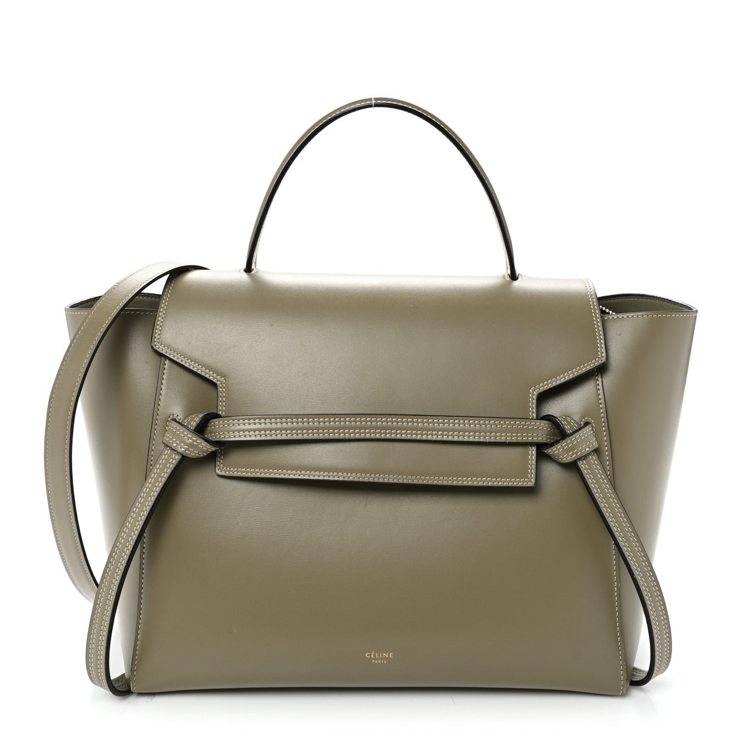 Celine Smooth Calfskin Mini Belt Bag Light Khaki Cream