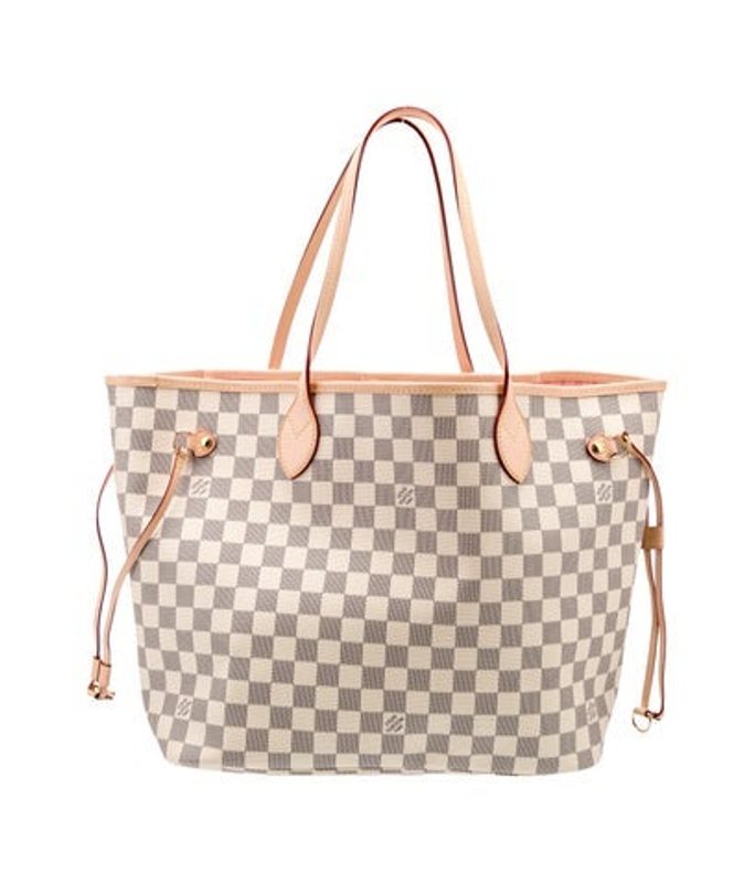 Louis Vuitton Vuitton Damier Azur Neverfull W Pouch Mm