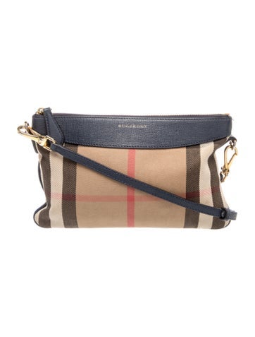 House Check House Check Canvas & Leather Crossbody Bag Medium
