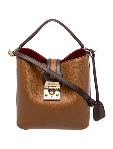 Leather Top Handle Bag