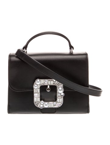 Leather Top Handle Bag Small