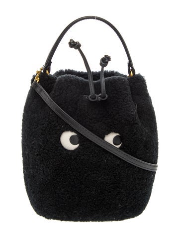 Anya Hindmarch Shearling Bucket Bag