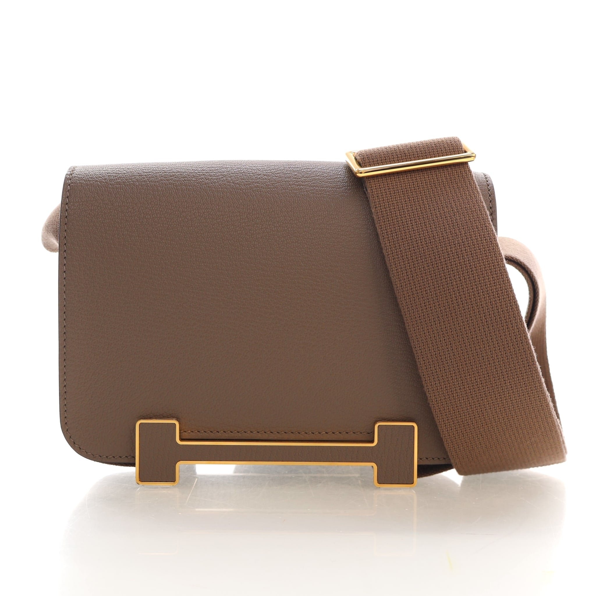 Hermes Chevre Mysore Etoupe Geta Bag