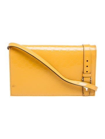 Microguccissima Patent Leather Microguccissima Clutch