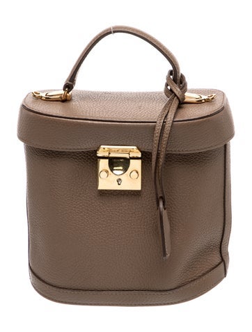Mark Cross Leather Top Handle Bag