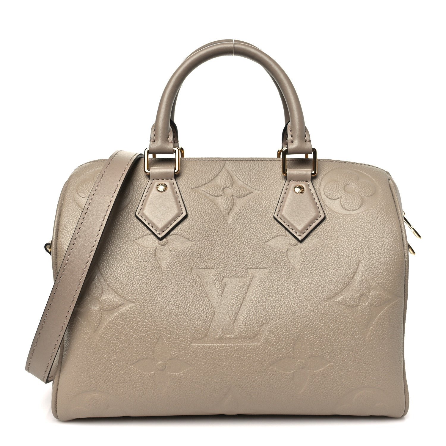 Louis Vuitton Empreinte Monogram Giant Speedy Bandouliere 25 Tourterelle
