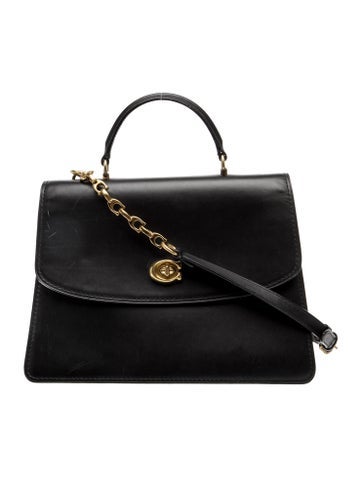 Leather Top Handle Bag