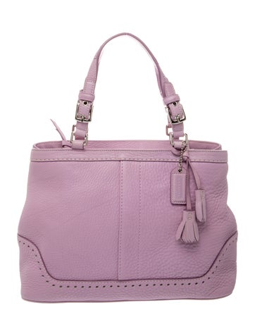 Leather Top Handle Bag