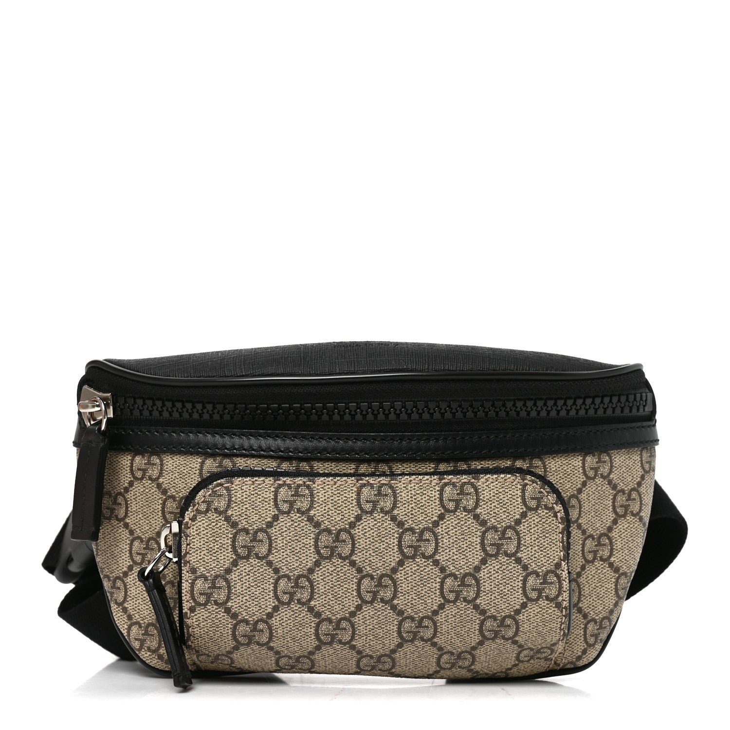 Gucci GG Supreme Monogram Belt Bag Black