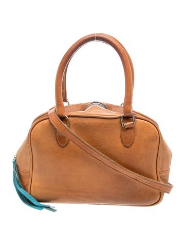 Leather Top Handle Bag