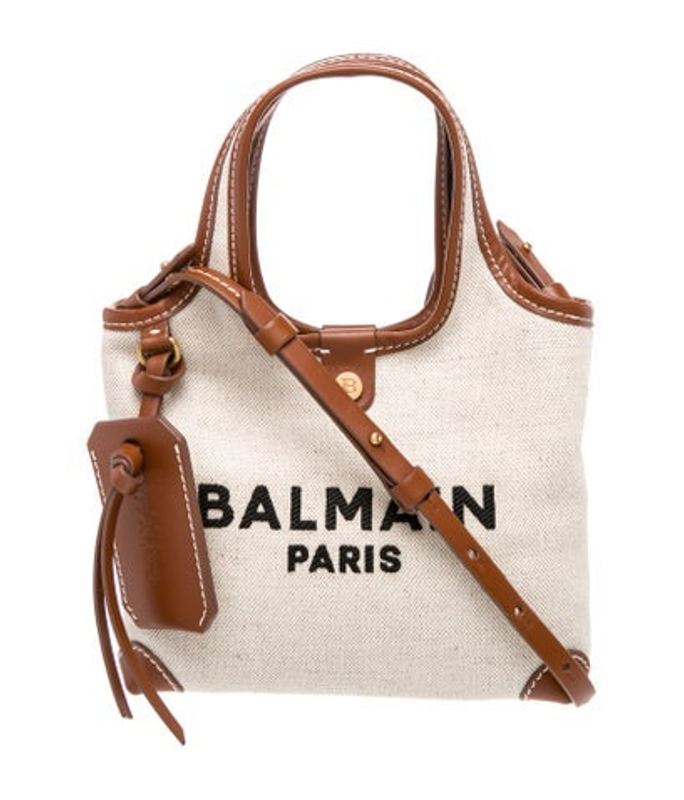 Balmain Canvas Shoulder Bag
