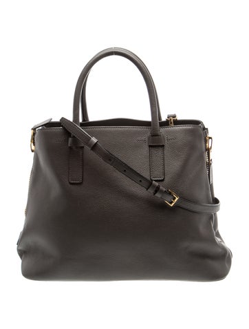 Tom Ford Leather Top Handle Bag