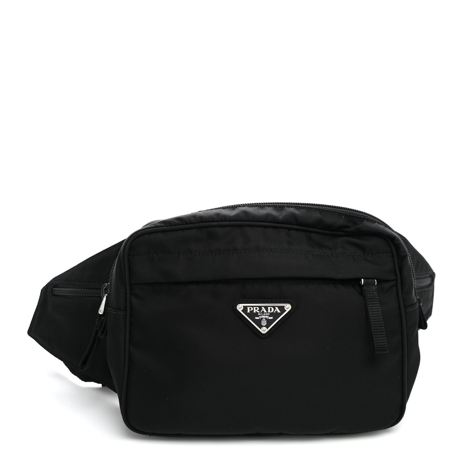 Prada Tessuto Nylon Montagna Belt Bag Black