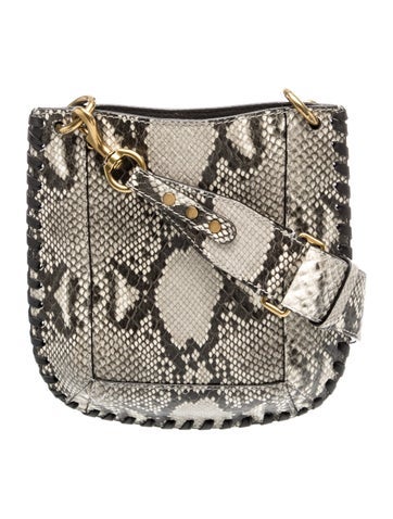 Embossed Leather Crossbody Bag
