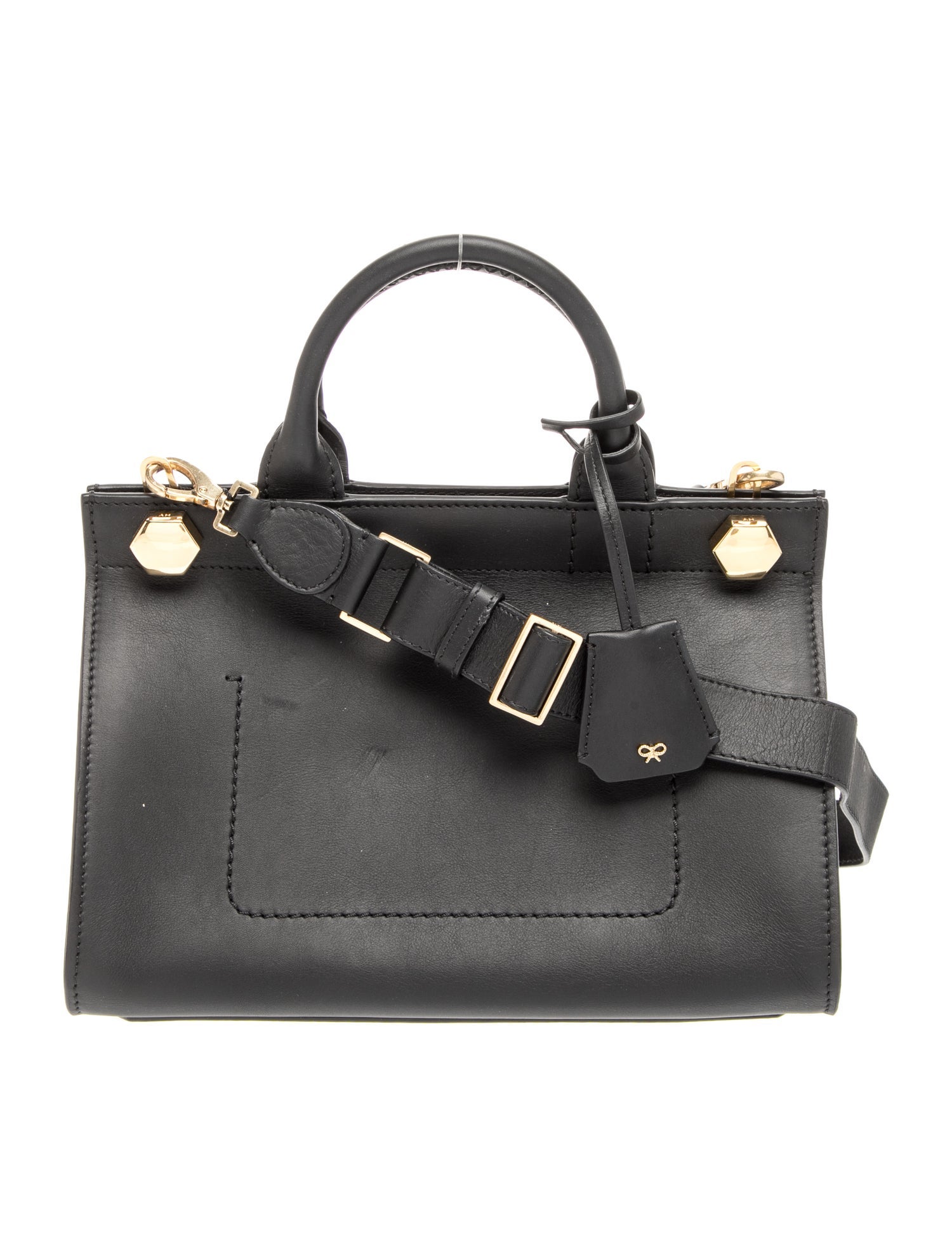 Anya Hindmarch Leather Top Handle Bag