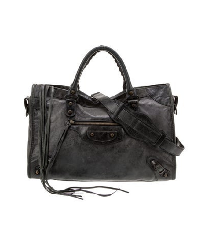 Balenciaga Leather Motocross Classic City