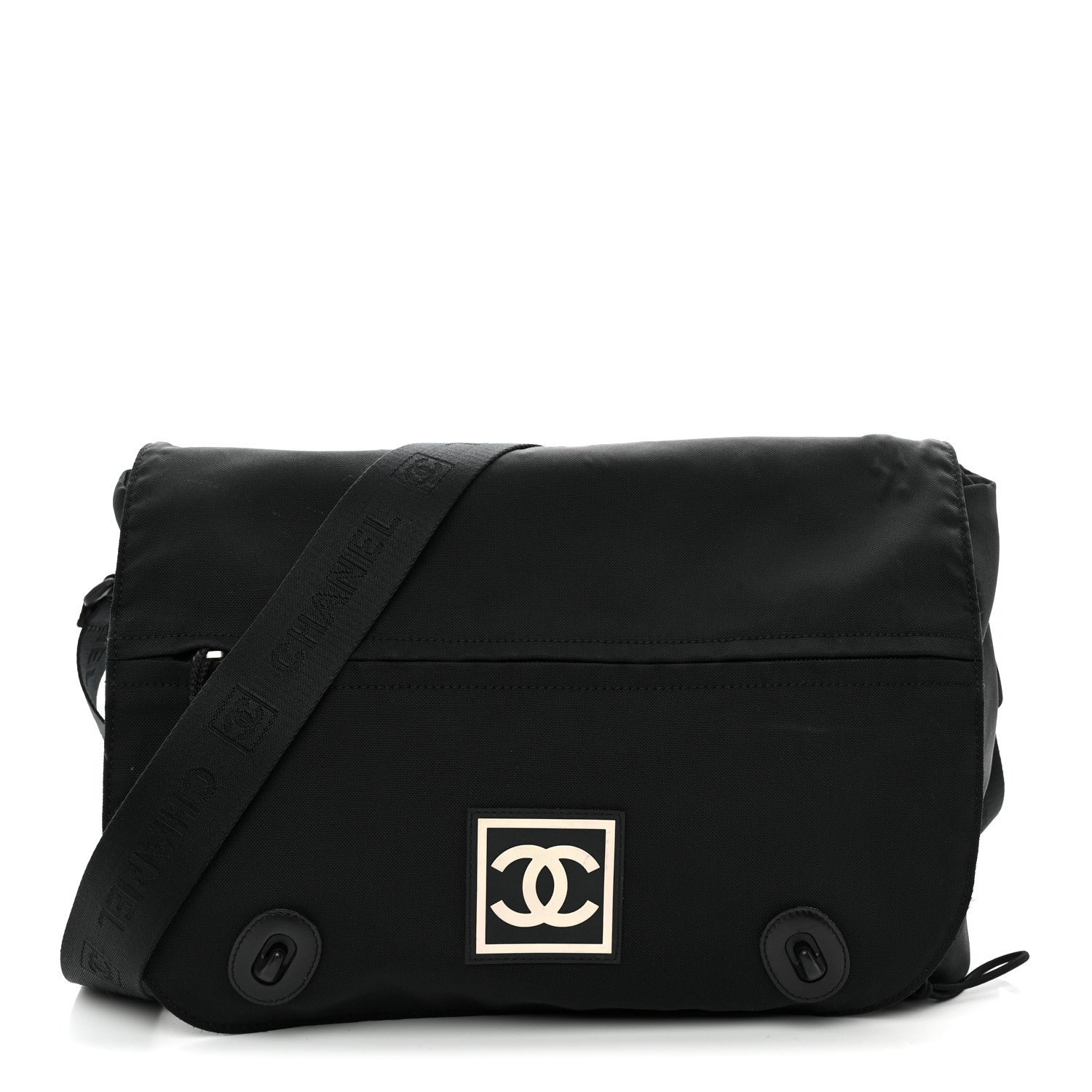 Chanel Nylon Sport CC Messenger Black