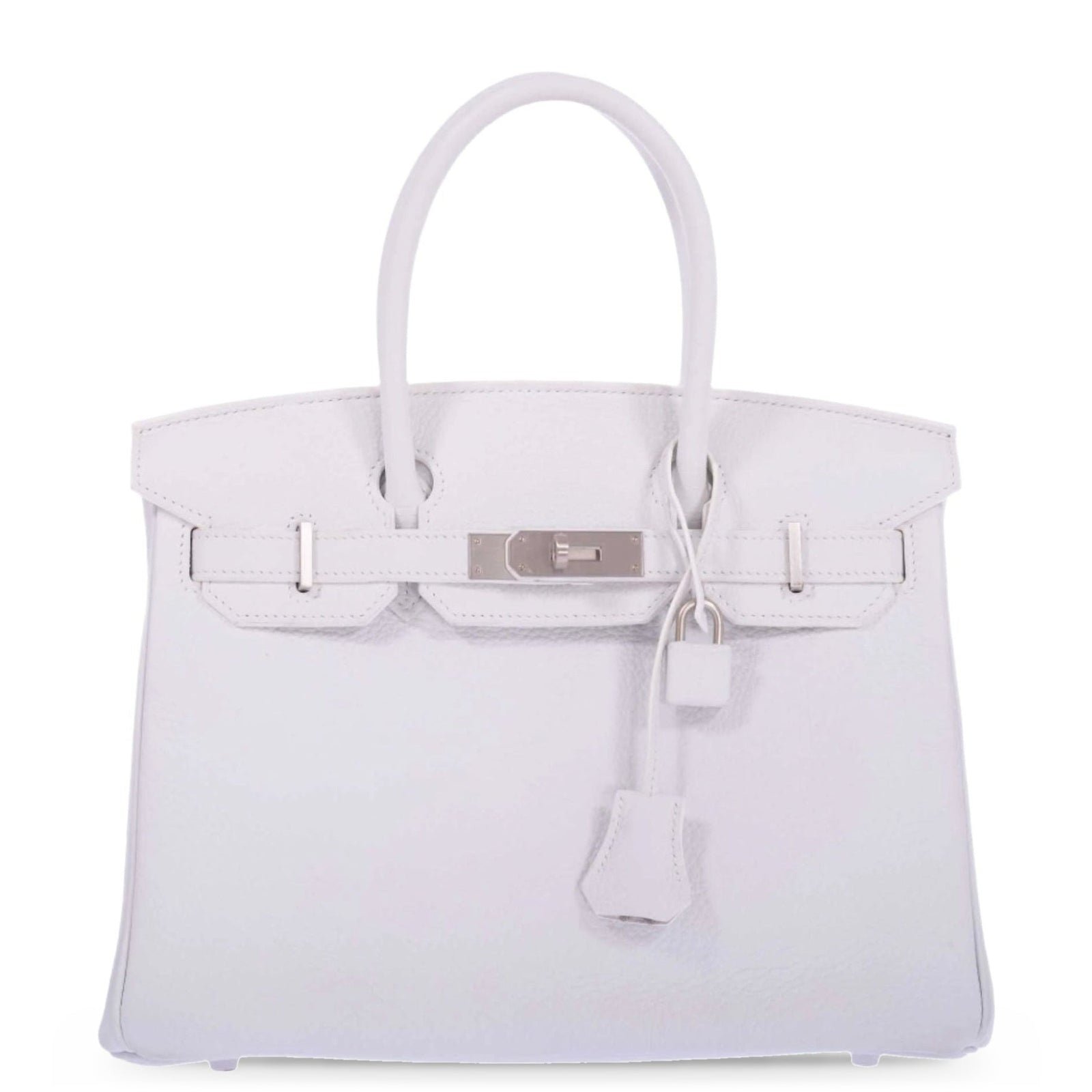 Hermès Birkin 30 HSS Blanc Clémence Brushed Palladium Hardware