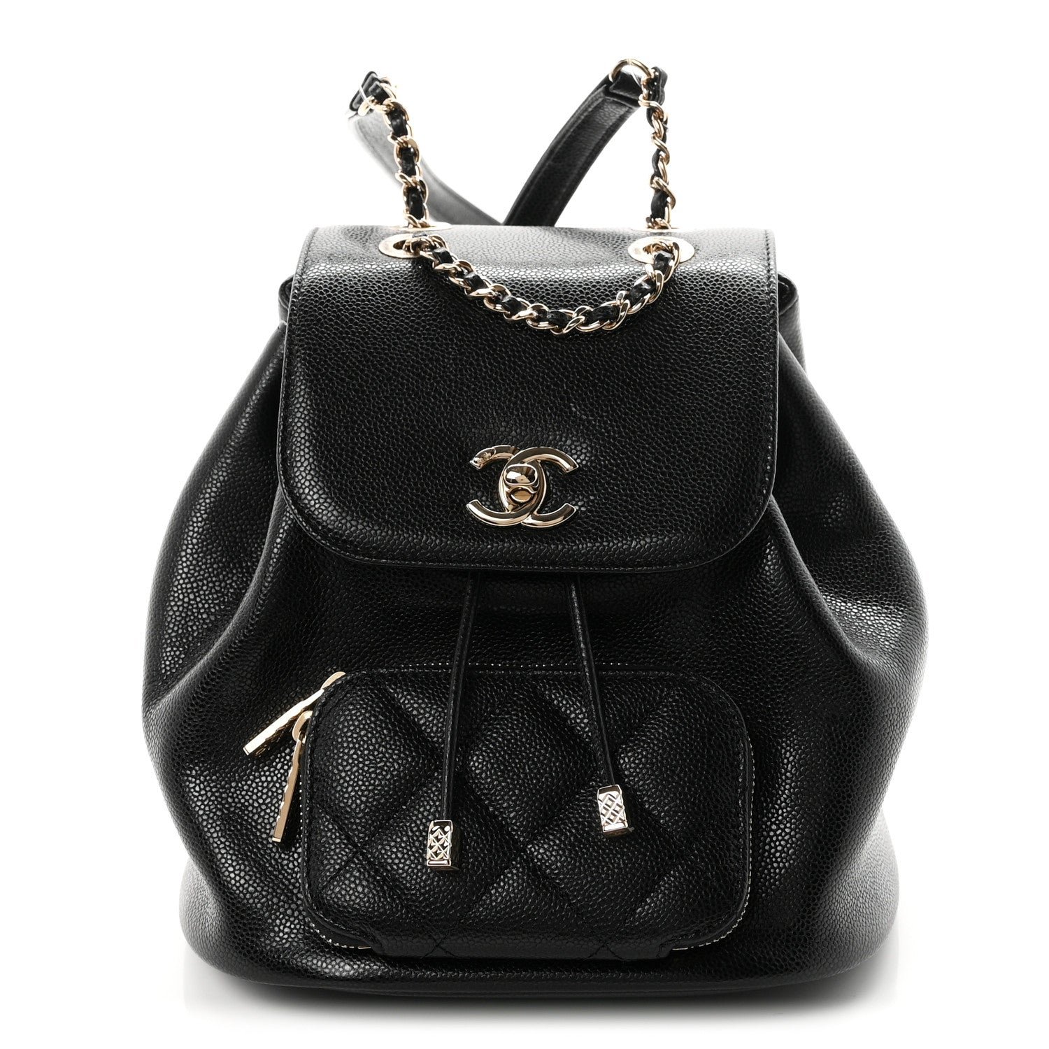 Chanel Caviar Quilted Mini Business Affinity Backpack Black