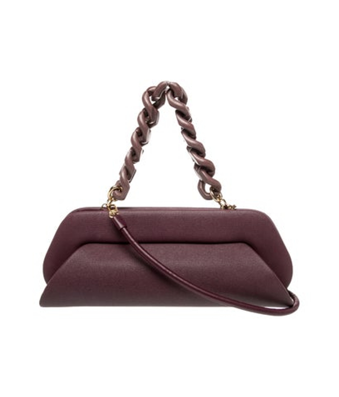 Themoire Leather Shoulder Bag
