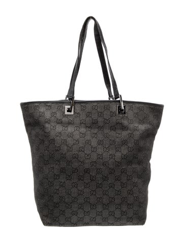 GG Denim Tote Vintage