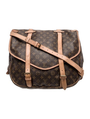 Louis Vuitton LV Monogram Saumur 43 Vintage