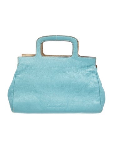 Leather Top Handle Bag
