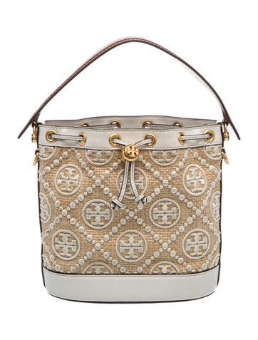 Raffia Bucket Bag
