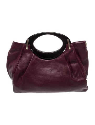 Leather Top Handle Bag