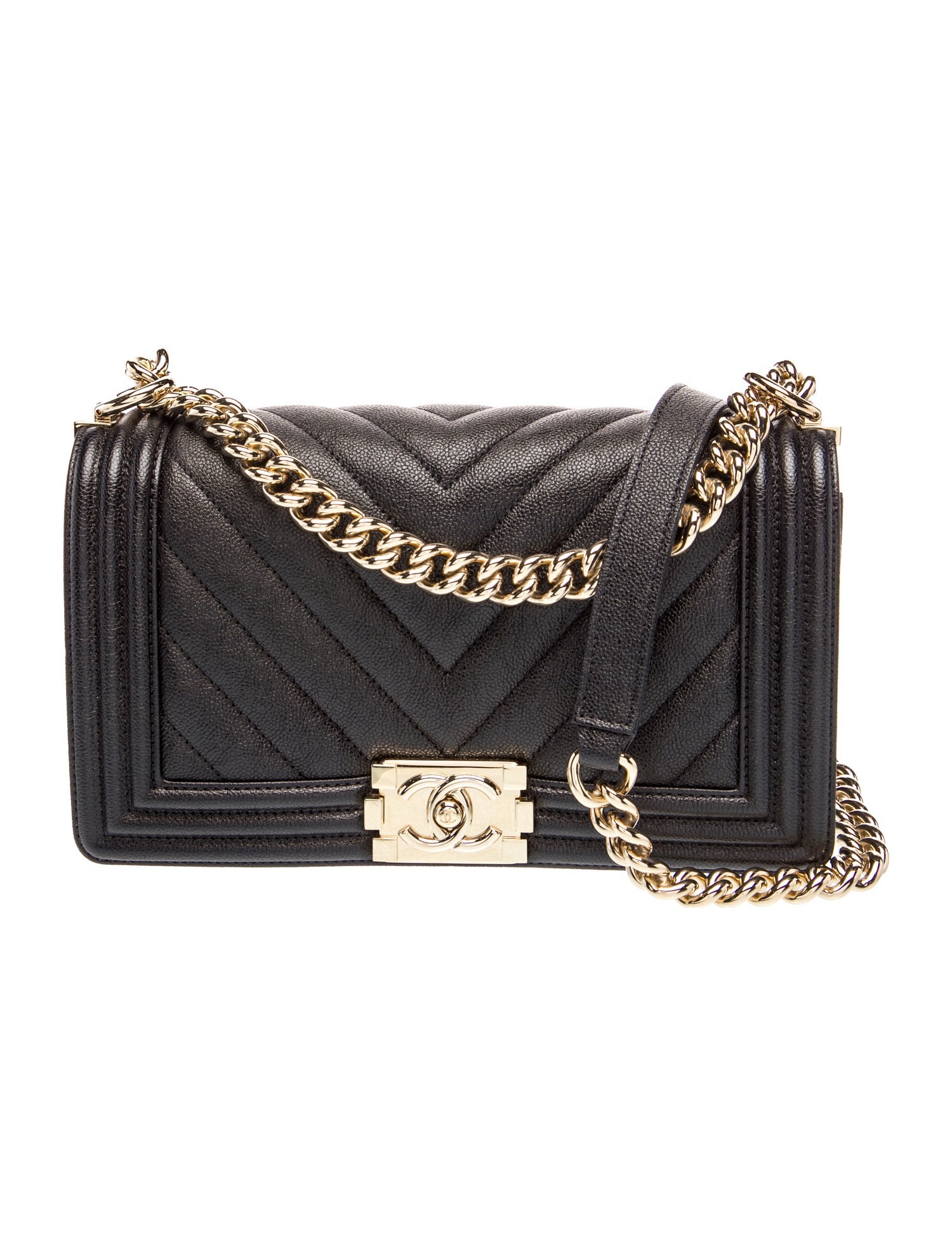 Medium Chevron Boy Bag