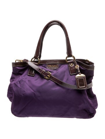Tessuto Nylon Top Handle Bag