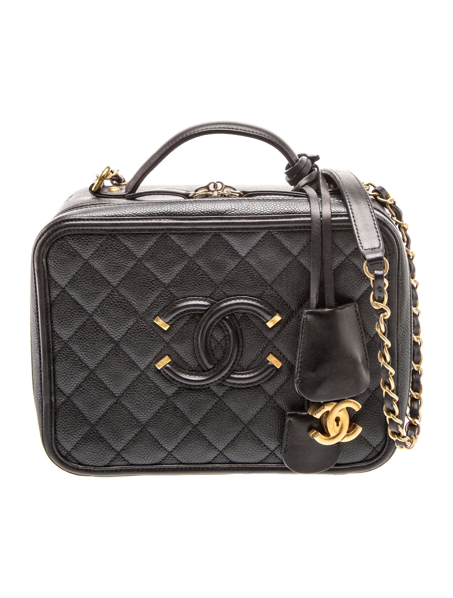 Large CC Filigree Vanity Case