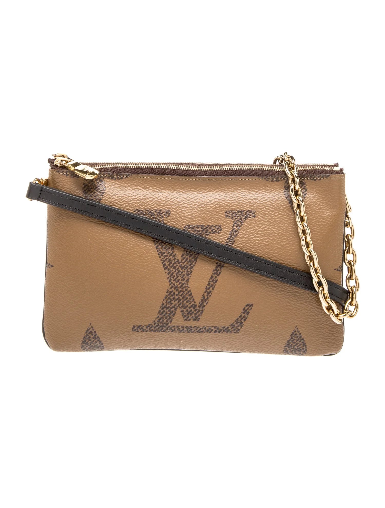 LV Monogram Reverse Double Zip