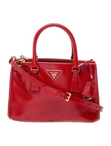 Patent Leather Galleria Double Zip Small