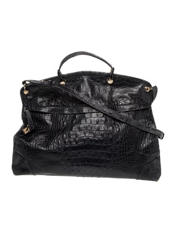 Leather Top Handle Bag