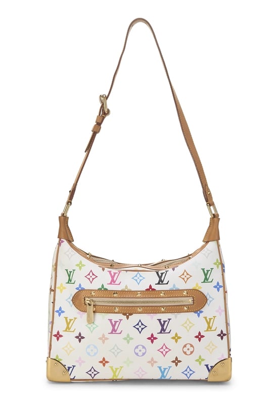 Takashi Murakami x Louis Vuitton White Monogram Multicolore Boulogne