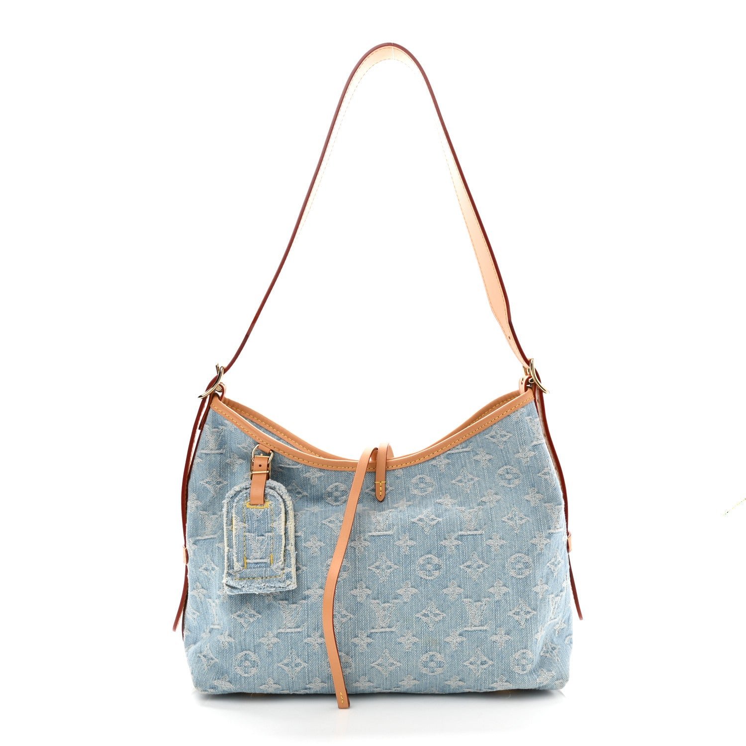 Louis Vuitton Louis Vuitton Monogram Denim CarryAll PM Sky Blue
