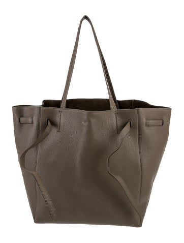 Celine Leather Cabas Phantom w/Belt Small