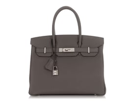 Hermes Hermès Etain Togo Birkin 30