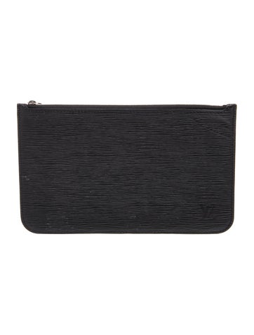 Epi Leather Neverfull Pouch