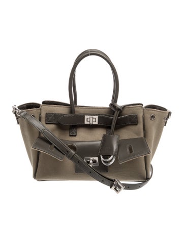 Balenciaga Canvas Bel Air Carry All Small