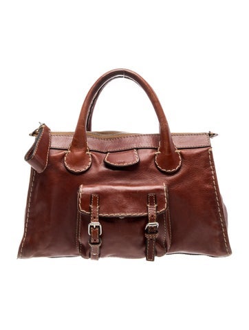 Leather Top Handle Bag