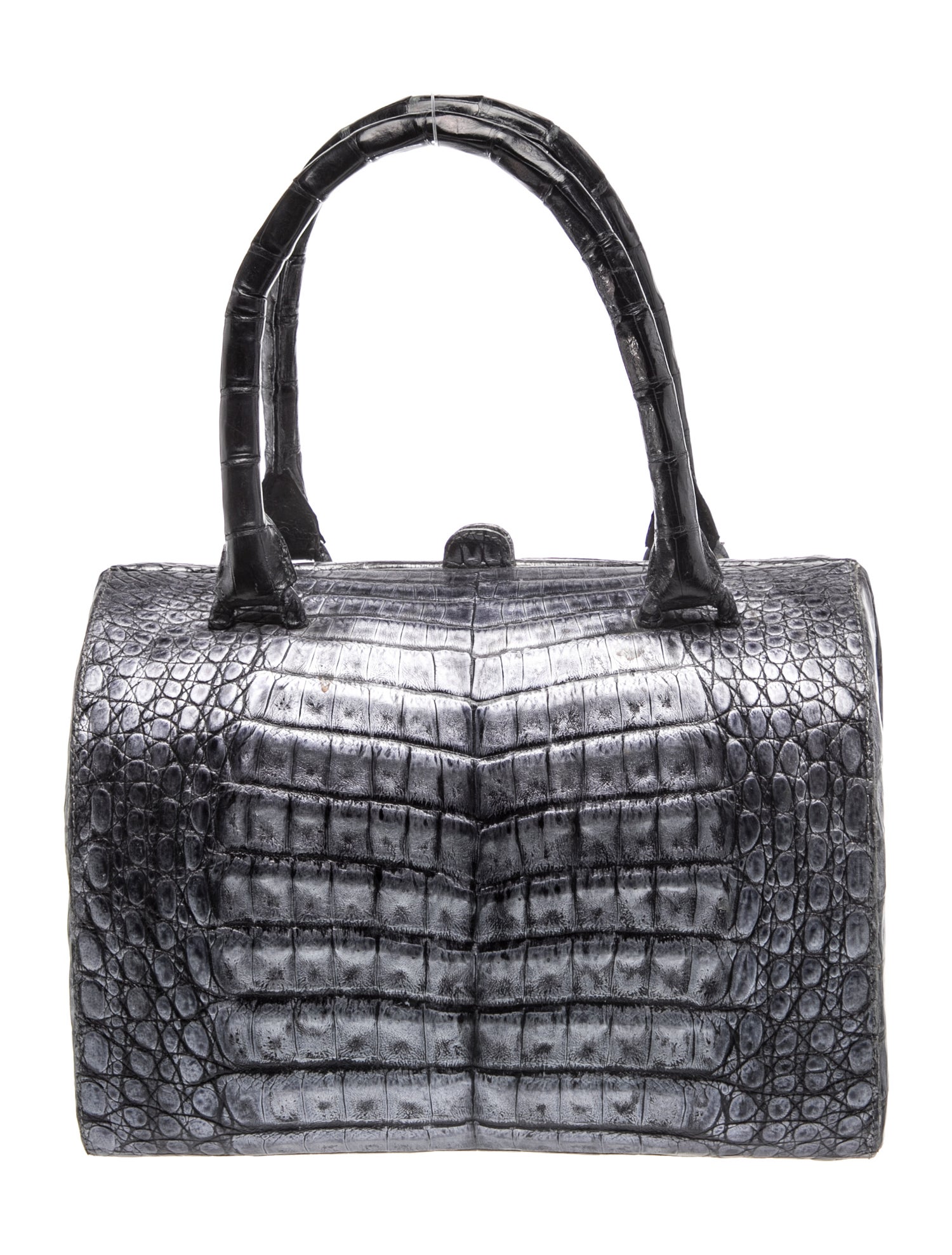 Crocodile Top Handle Bag