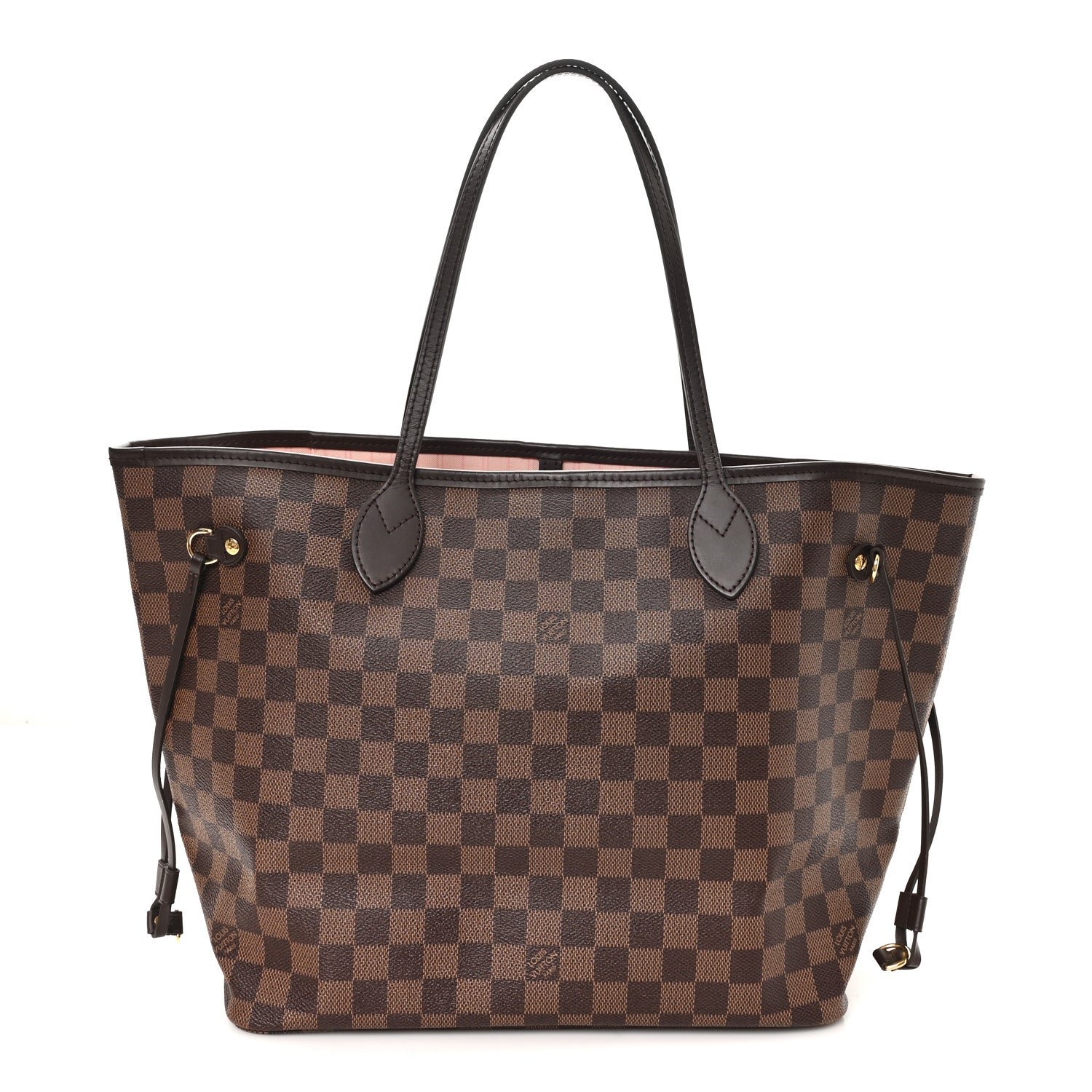 Louis Vuitton Damier Ebene Neo Neverfull MM Rose Ballerine