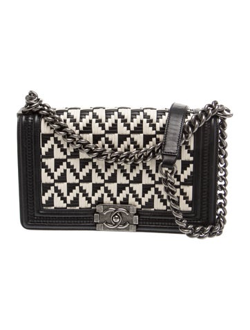 Medium Woven Boy Bag
