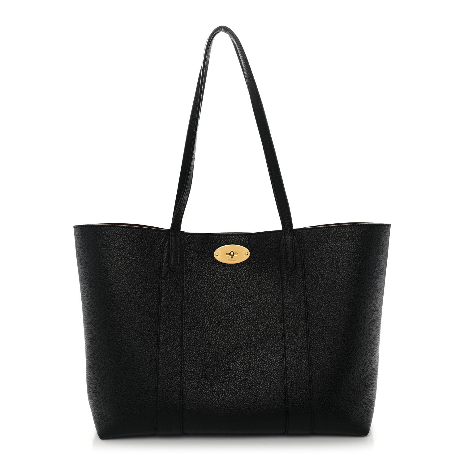 Mulberry Small Classic Grain Bayswater Tote  Black